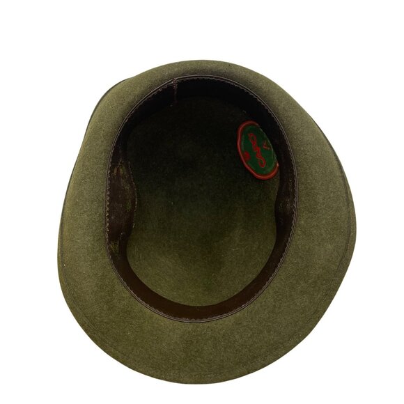 Capo Mens Green Wool Alpine Hat With Feather Detail Made In Austria - Picture 5 of 11